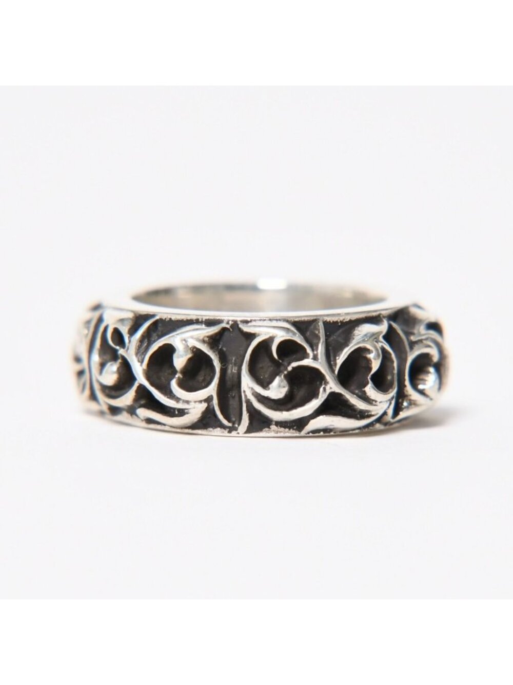 Chrome Hearts Etrnity Vine Band Eternity Ring 925 Sterling Silver